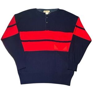 Vintage 80s Gucci Spa GG Logo Embroidered Light Wool Sweater